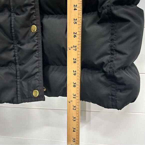 J. Crew black long puffer jacket, xs - Picture 6 of 8